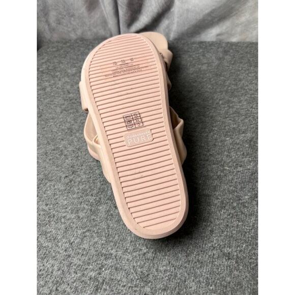 Donna Karan Pure Berke Women's Leather Slide Sandal Pink Size 7.5 KP 244365 - Picture 6 of 8